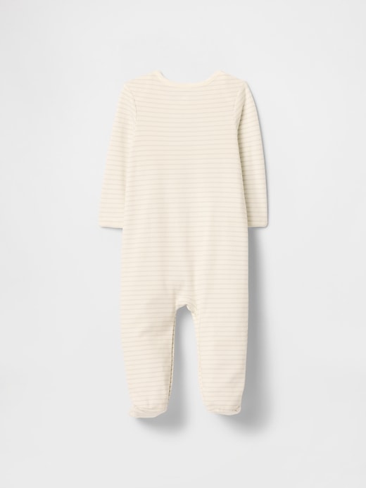 Image number 2 showing, Baby First Favorites Supima® Footed One-Piece