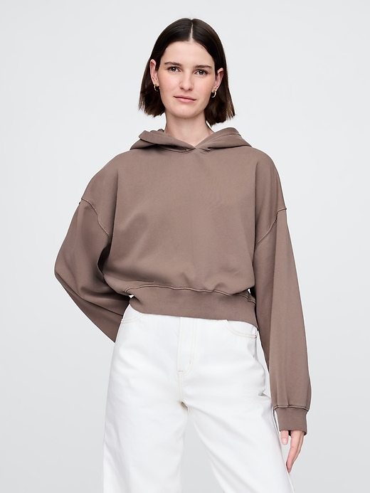 Image number 1 showing, VintageSoft Cropped Hoodie