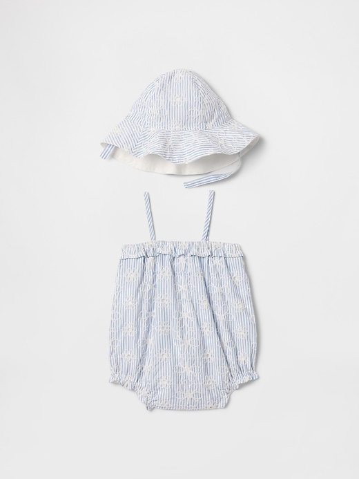 Image number 2 showing, Baby Eyelet Bubble Outfit Set