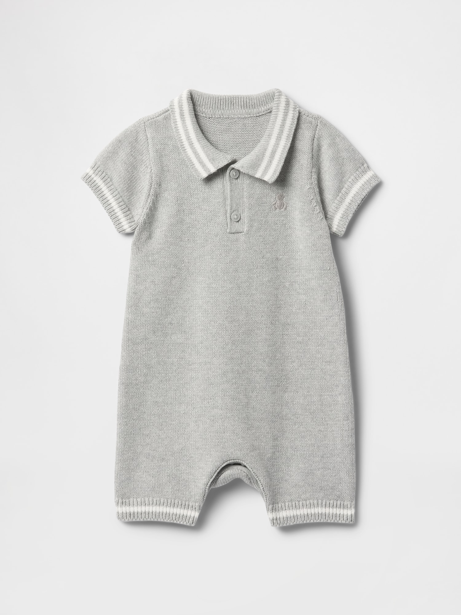 Baby Polo Sweater Shorty One-Piece