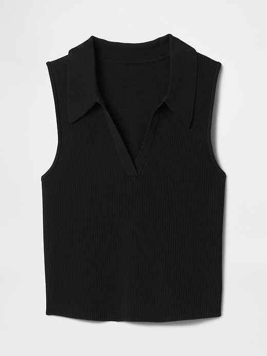 Image number 5 showing, Cropped Rib Sweater Tank