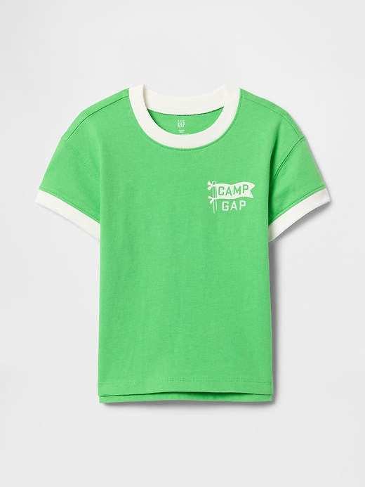 Image number 1 showing, Baby & Toddler Camp Gap Ringer T-Shirt