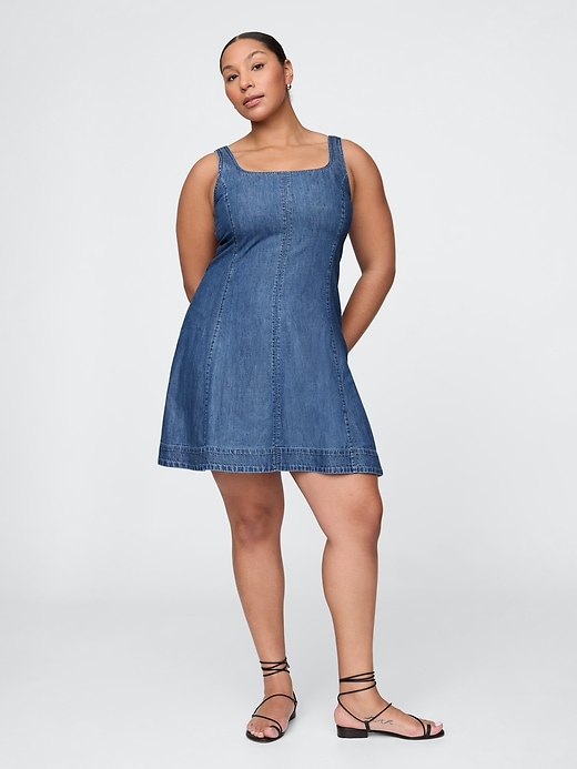 Image number 5 showing, Denim Mini Dress