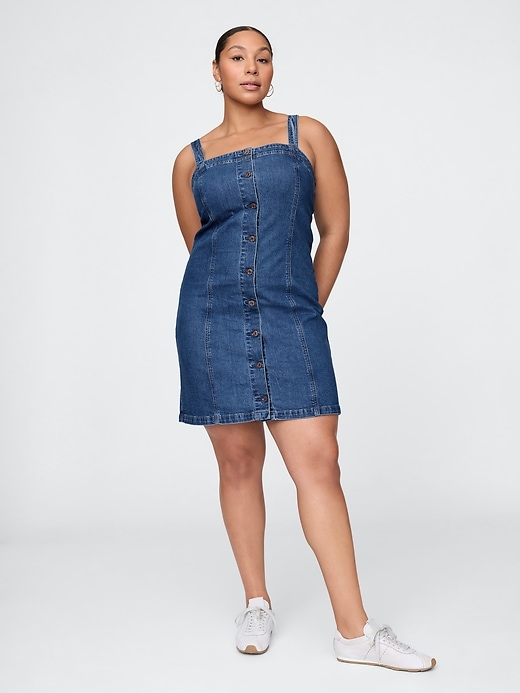 Image number 5 showing, Denim Mini Dress