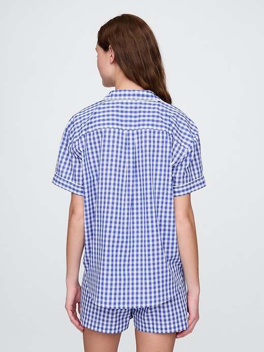 Image number 3 showing, Poplin PJ Shirt