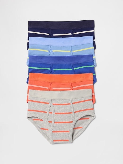 View large product image 1 of 1. Kids Organic Cotton Briefs (5-Pack)