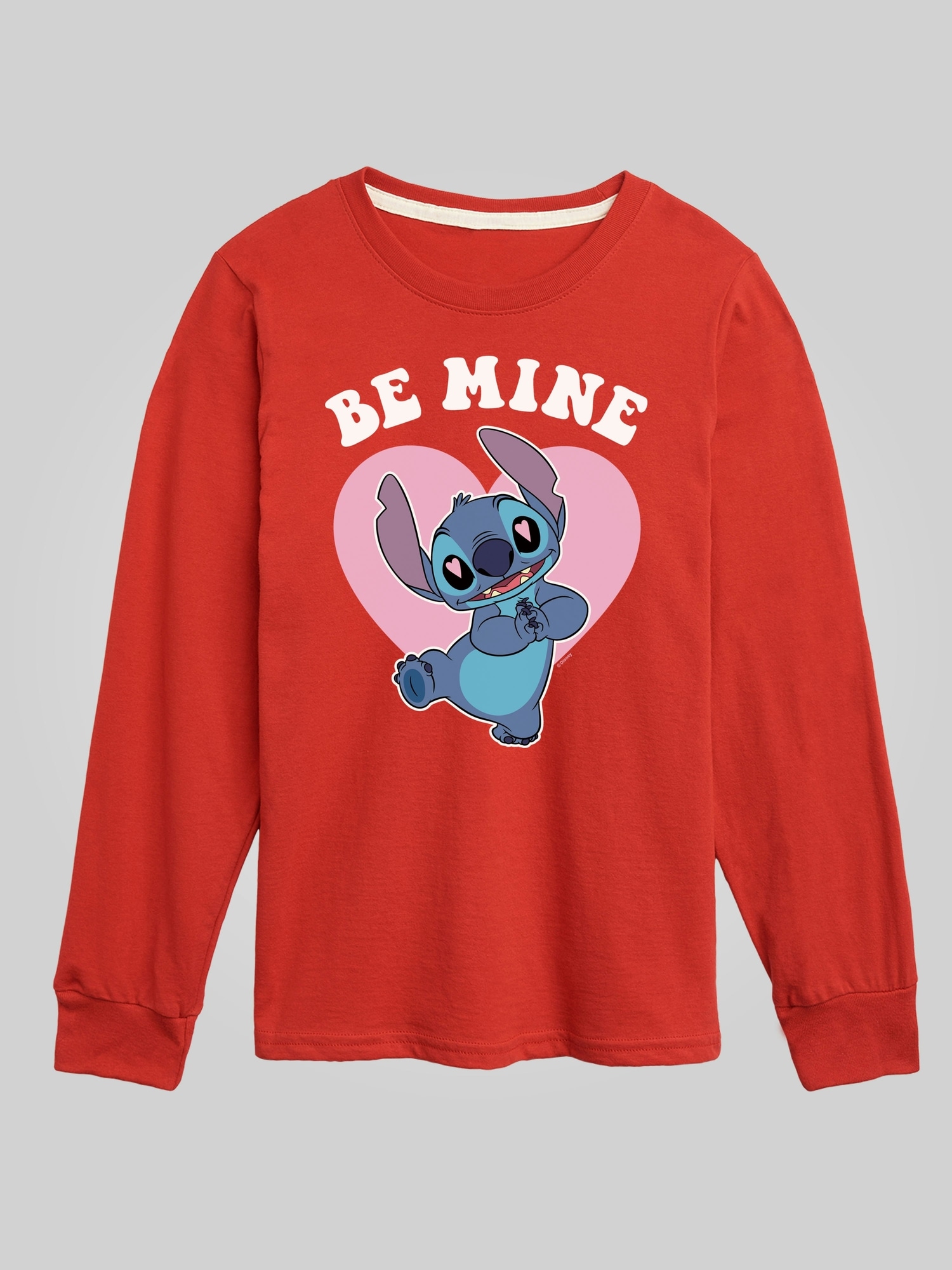 Kids Lilo and Stitch Be Mine Long Sleeve Graphic Tee