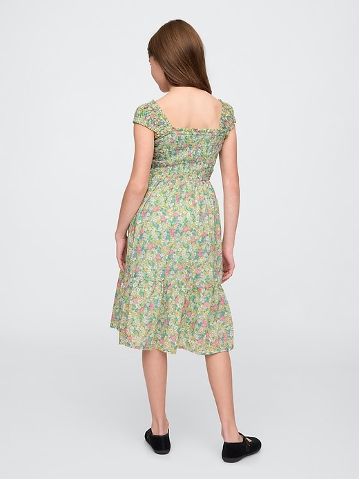 Image number 3 showing, Kids Cap-Sleeve Midi Dress