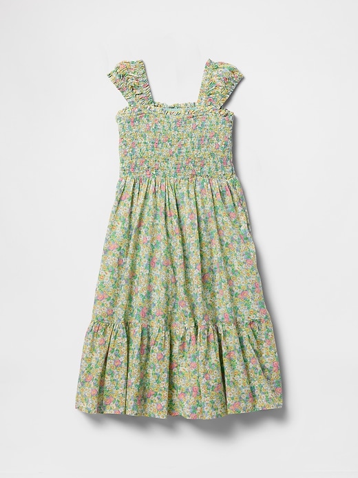 Image number 2 showing, Kids Cap-Sleeve Midi Dress