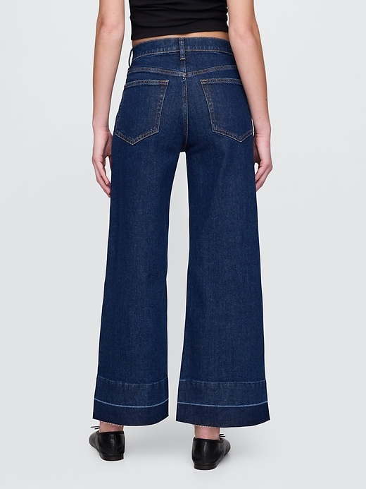 Image number 5 showing, High Stride Wide-Leg Ankle Jeans