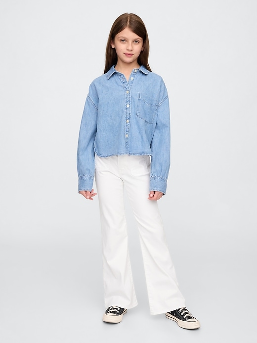 Image number 1 showing, Kids High Rise '70s Flare Jeans