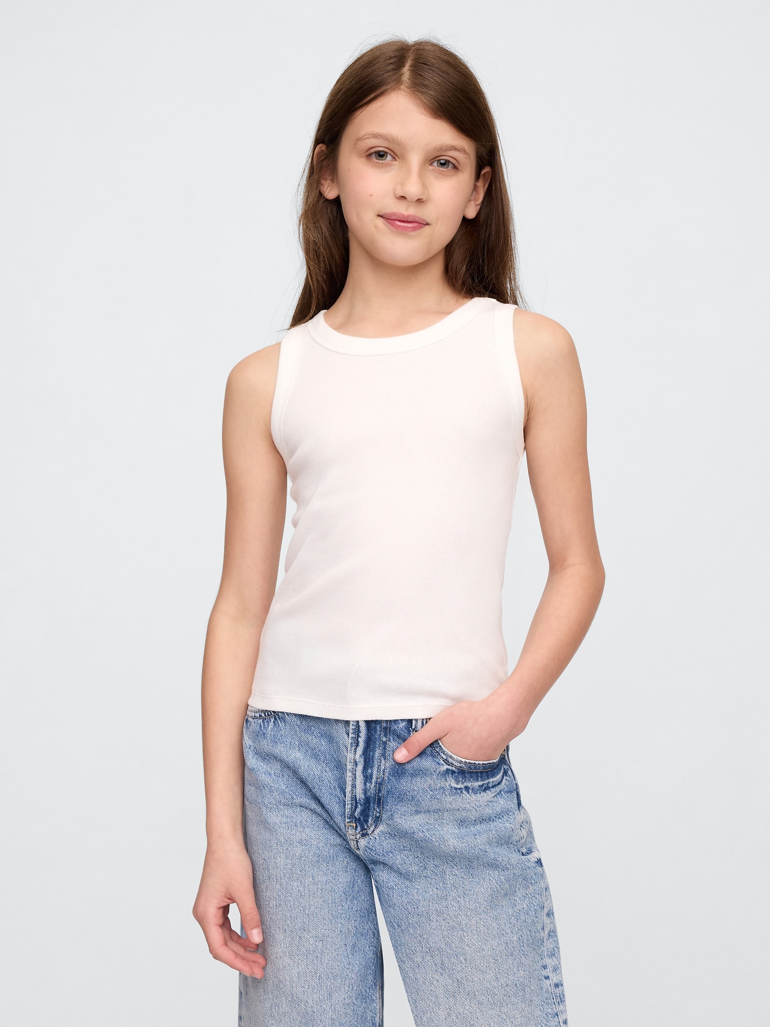 Kids Rib Tank Top