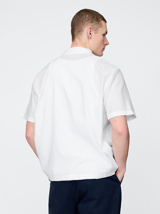 Image number 3 showing, Linen-Cotton Shirt