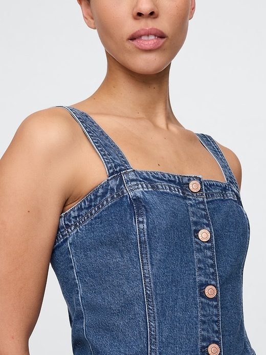 Image number 4 showing, Denim Jumpsuit