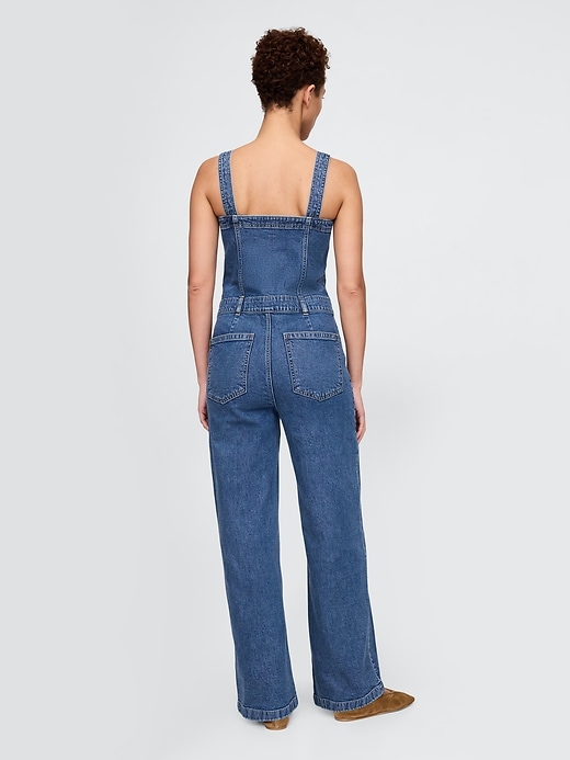 Image number 2 showing, Denim Jumpsuit