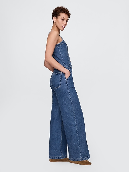 Image number 3 showing, Denim Jumpsuit