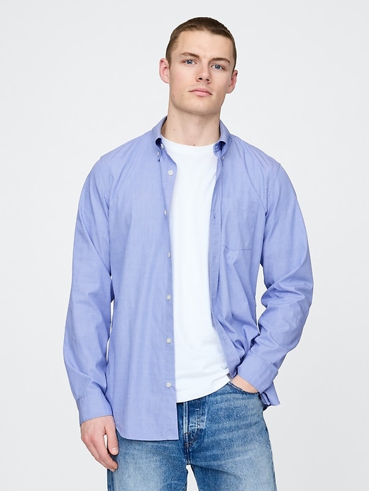 Image number 1 showing, Organic Cotton Poplin Classic Shirt