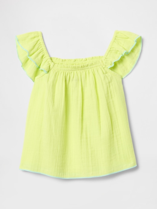 Image number 2 showing, Baby & Toddler Crinkle Gauze Top