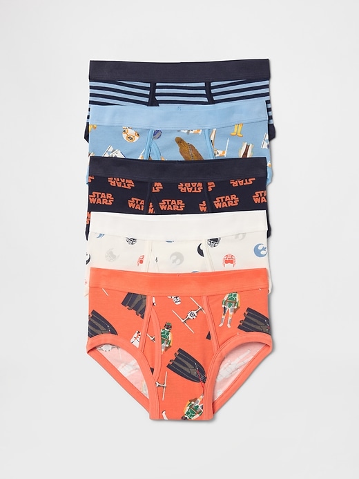 View large product image 1 of 1. Kids Star Wars Organic Cotton Briefs (5-Pack)