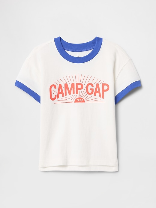 Image number 1 showing, Baby & Toddler Camp Gap Ringer T-Shirt