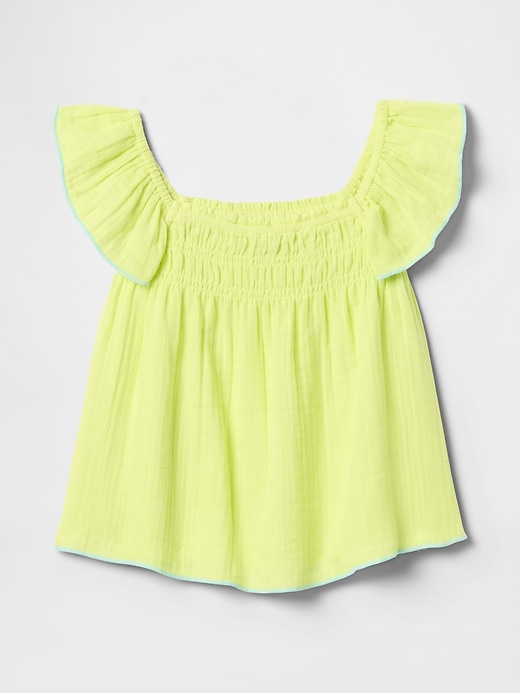 Image number 1 showing, Baby & Toddler Crinkle Gauze Top