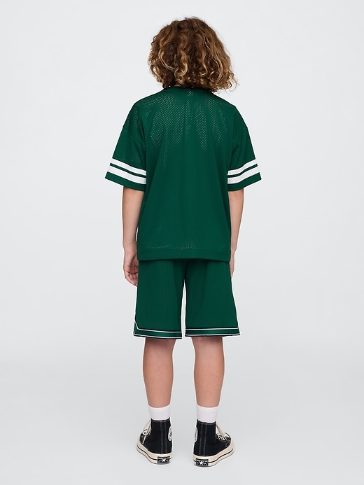 Image number 3 showing, GapFit Kids Mesh Pull-On Shorts