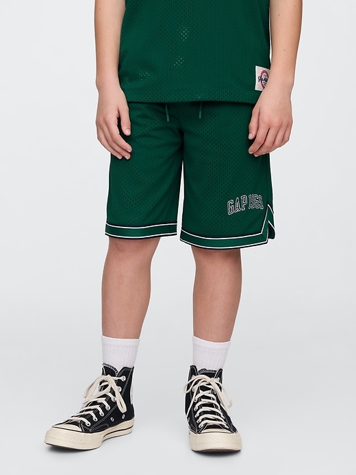 Image number 4 showing, GapFit Kids Mesh Pull-On Shorts