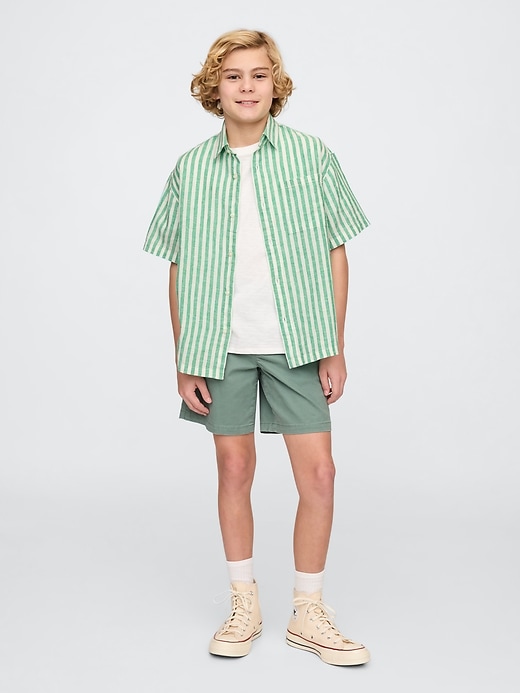 Image number 4 showing, Kids Linen-Cotton Relaxed Shirt