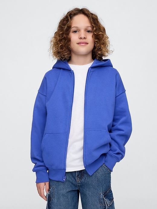 Image number 1 showing, Kids VintageSoft Zip Hoodie