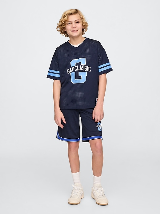 Image number 4 showing, Kids GapFit Tech Mesh Jersey T-Shirt