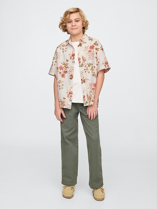 Image number 4 showing, Kids Organic Cotton Poplin Shirt