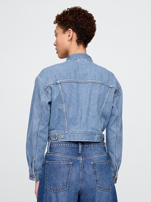 Image number 3 showing, Cropped UltraSoft Icon Denim Jacket