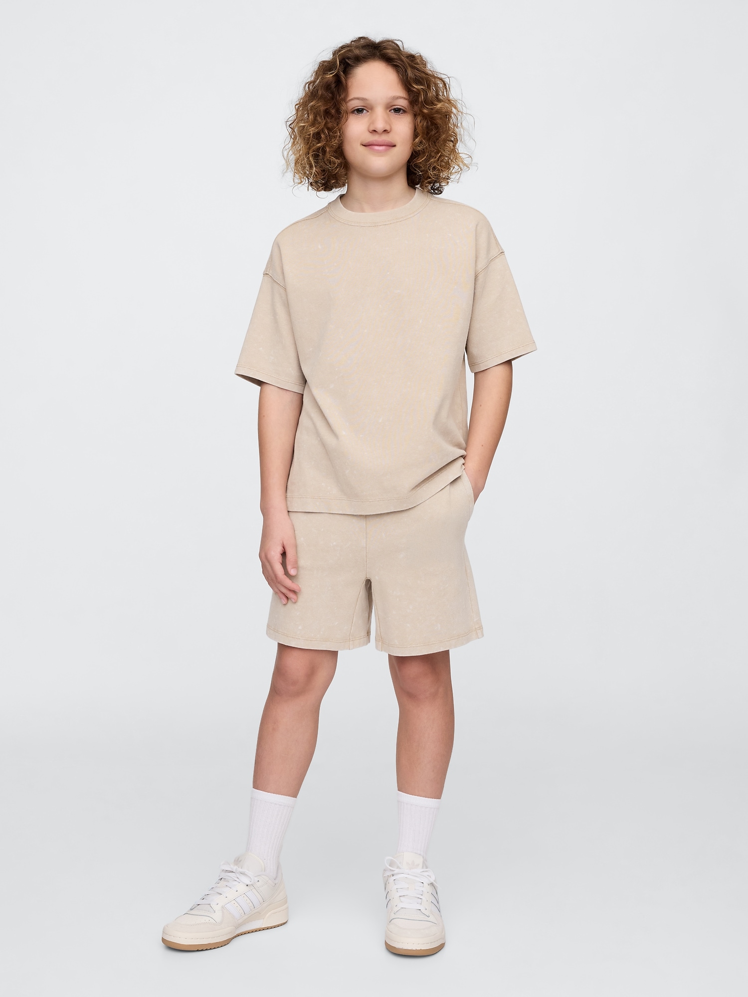 Kids Washed Easy Shorts