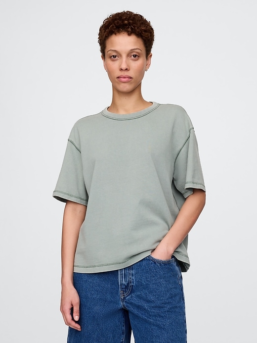 Image number 2 showing, Heavyweight Cropped T-Shirt