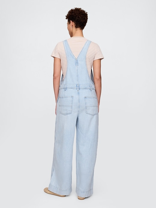 Image number 2 showing, UltraSoft Denim Baggy Overalls