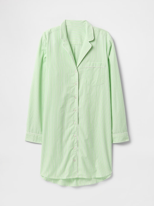 Image number 4 showing, Poplin PJ Shirtdress