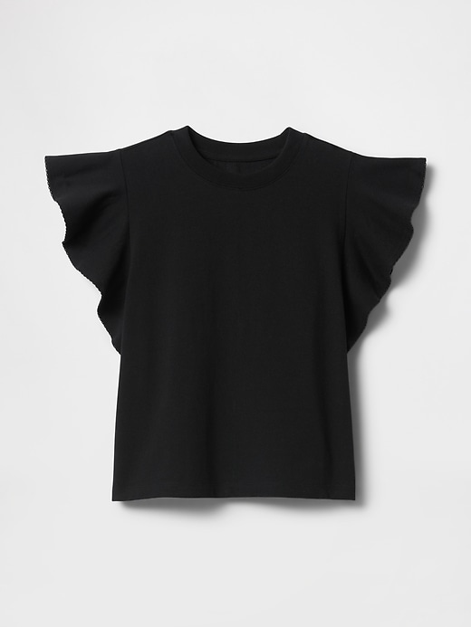 Image number 4 showing, Organic Cotton VintageSoft Heavyweight Cropped T-Shirt