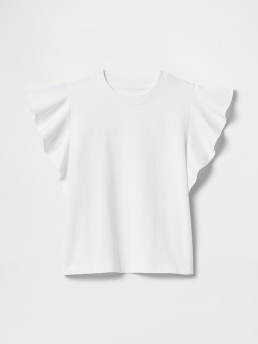 Image number 5 showing, Organic Cotton VintageSoft Heavyweight Cropped T-Shirt