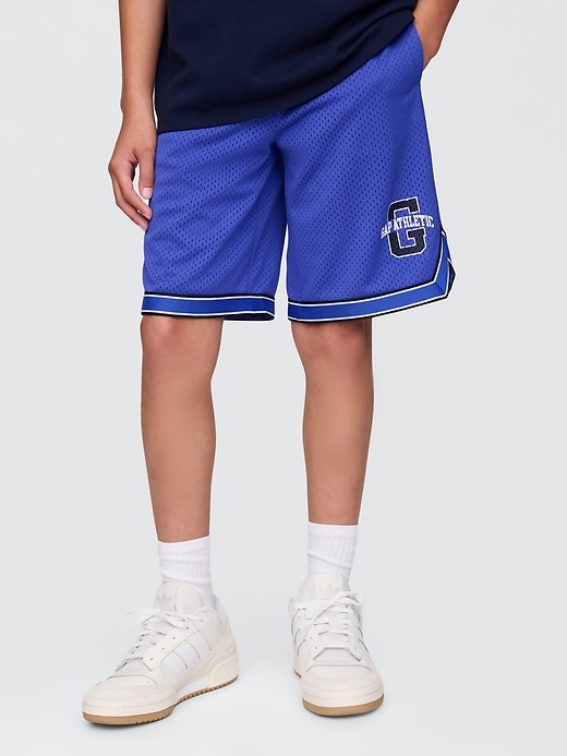 Image number 4 showing, GapFit Kids Mesh Pull-On Shorts