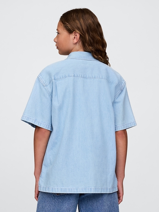 Image number 3 showing, Kids Denim Shirt