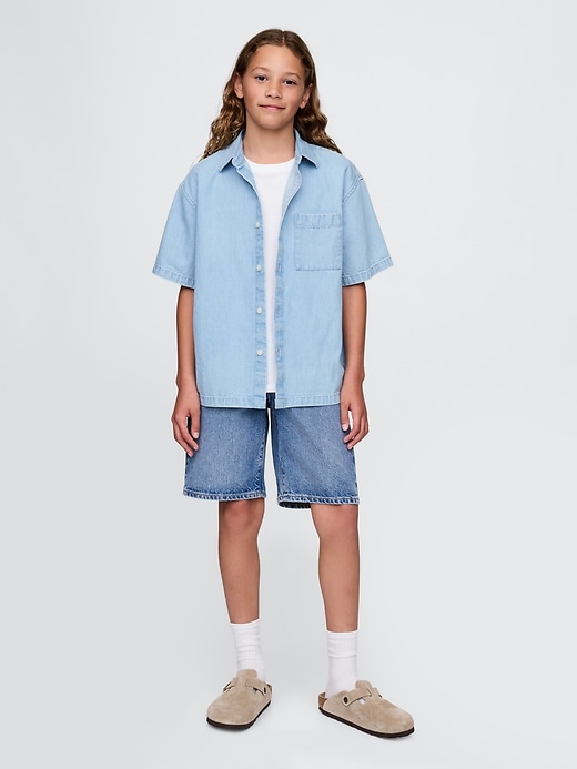 Image number 4 showing, Kids Denim Shirt