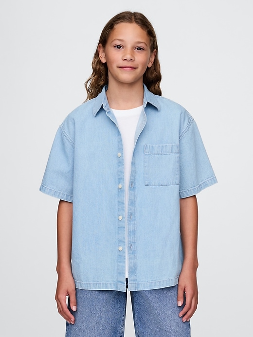 Image number 1 showing, Kids Denim Shirt