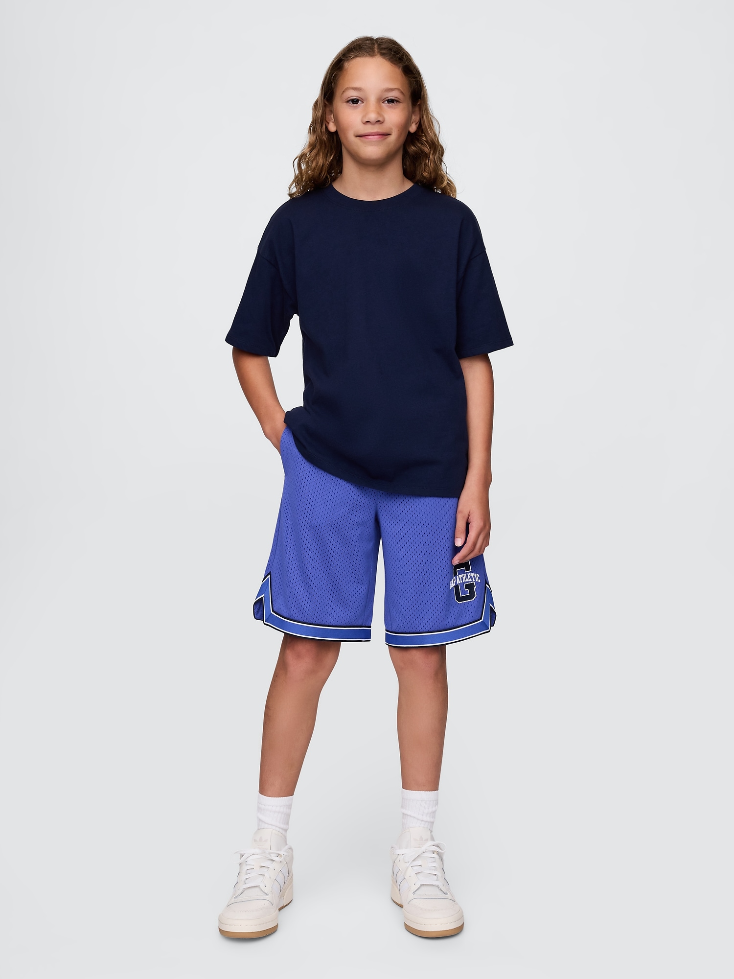 GapFit Kids Mesh Pull-On Shorts