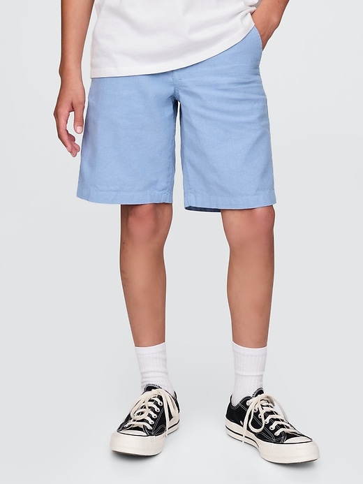 Image number 3 showing, Kids Linen-Cotton Shorts