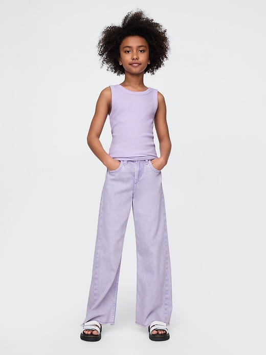 Image number 1 showing, Kids UltraSoft Low Rise Stride Wide-Leg Jeans