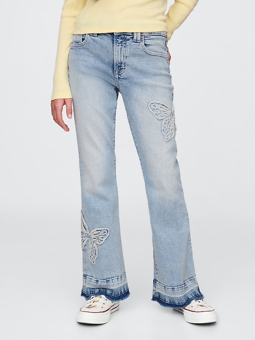 Image number 3 showing, Kids High Rise '70s Flare Jeans