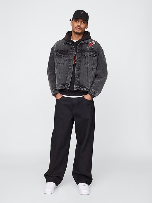 Image number 3 showing, NBA Miami Heat Icon Denim Jacket