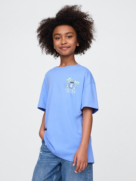 Image number 1 showing, Gap × Disney Kids Oversized Tunic Graphic T-Shirt