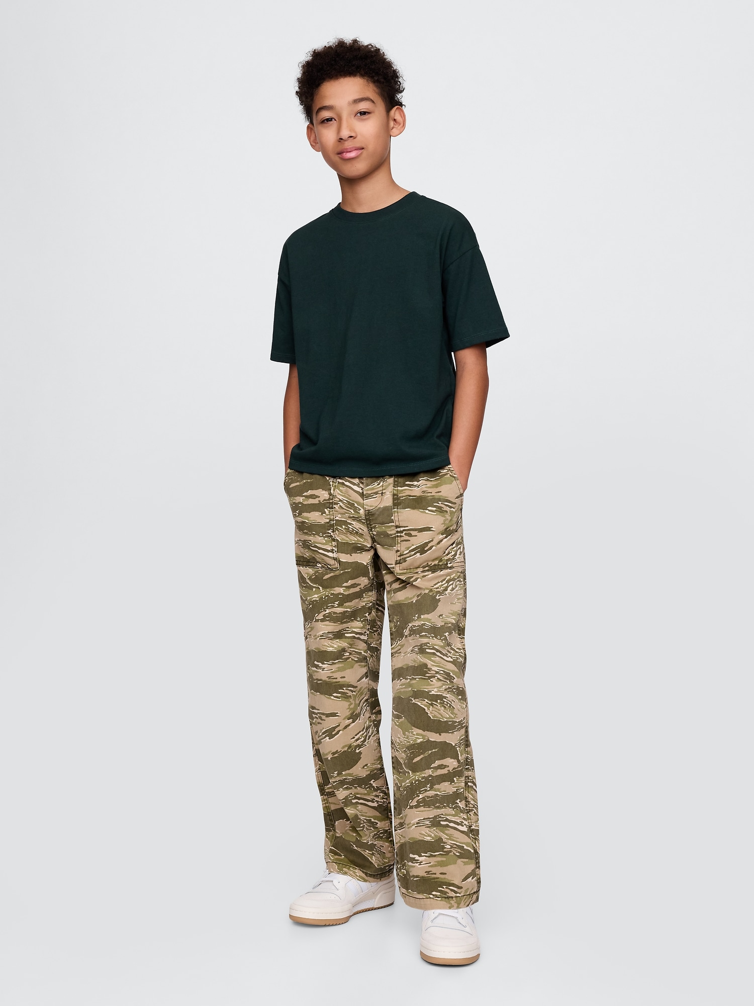 Kids UltraSoft Easy Camo Khakis