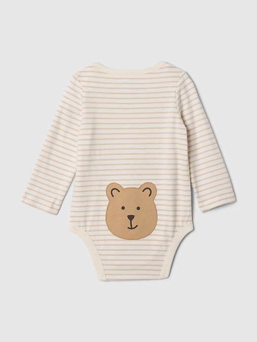 Image number 1 showing, Baby First Favorites Organic Cotton Bear Bodysuit